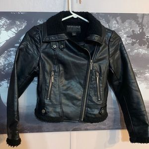 Bernardo vegan leather jacket 7/8